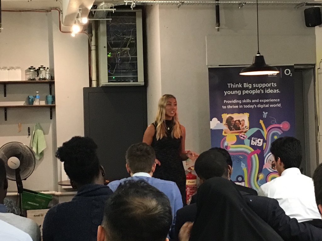 O2OurBlueprint's tweet photo. .@clpb of @bebornsocial kicks off tonights #TechTalks2015 https://t.co/Rw74tUqU5h
