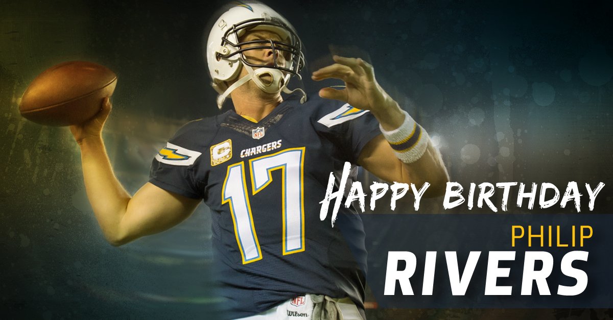 Happy Birthday, Philip Rivers! 