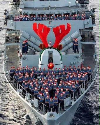 イェアアアア！！！イギリス海軍のクリスマスが陽気www