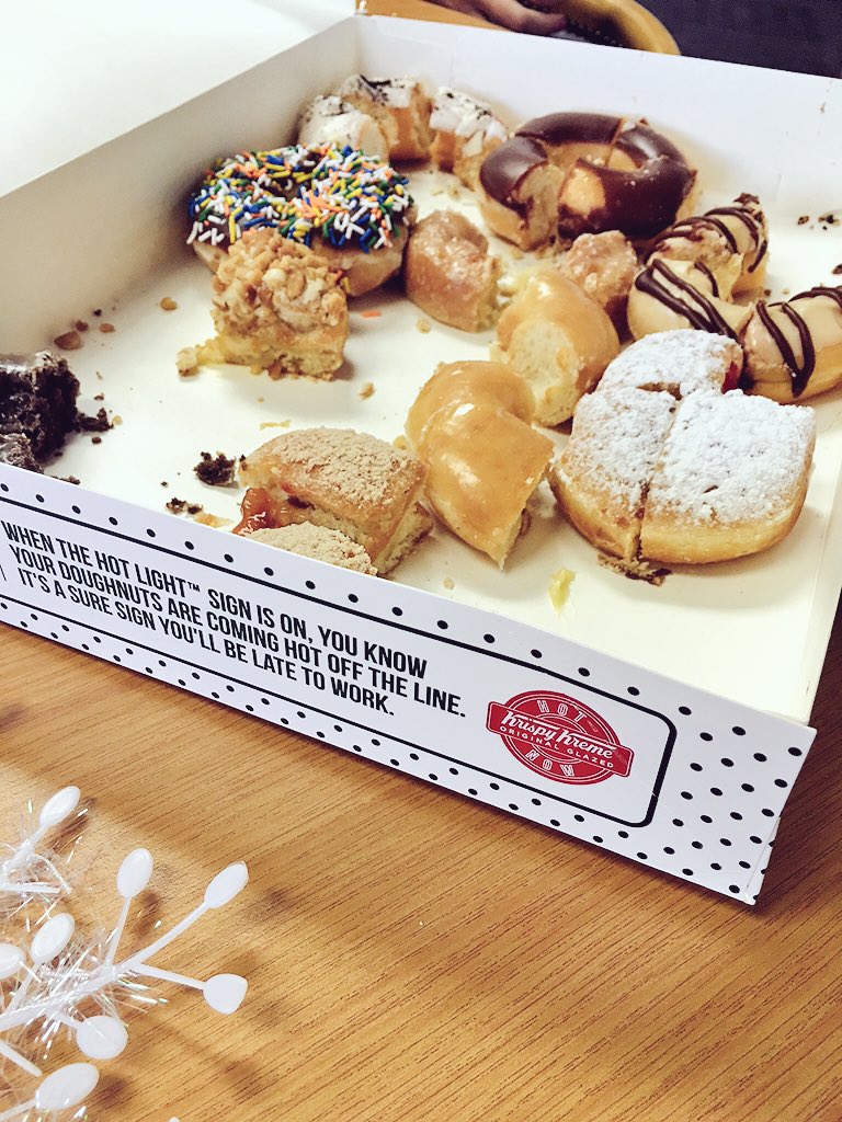 Office treats <a href="/KrispyKremeZA/">krispy kreme</a> yum yum deeelish 😋 #limex