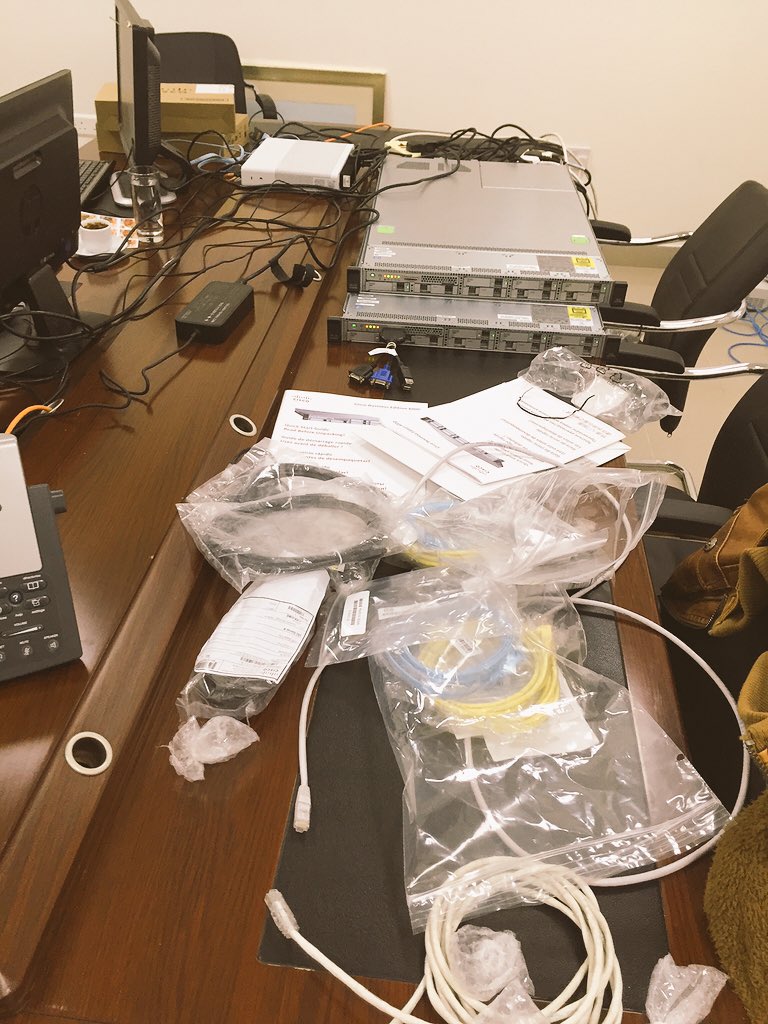 alishamym's tweet photo. Upgrading #Cisco IP telephone system in progress. #newImplementation #IT https://t.co/GOnRL9UmZN