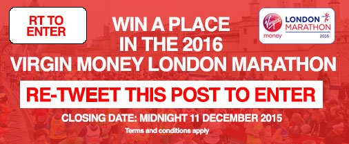 WIN 2016 A PLACE! We have 20 to give away this week. RETWEET TO ENTER. Full Ts&amp;Cs here bit.ly/1ORtxF1