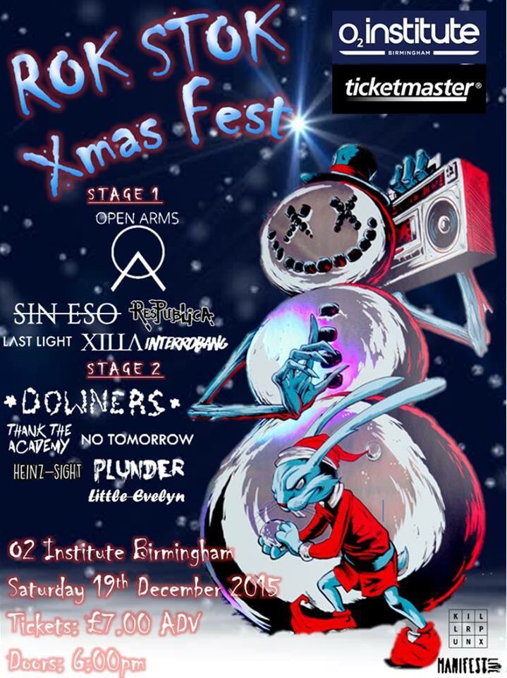 SinEsoBand's tweet photo. 19th Decemebr, Birmingham 02 Institute....Who's coming to watch Sin Eso live people!! https://t.co/o3SmGUOG3X