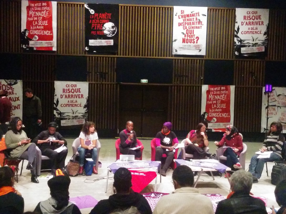 'It's time women's voices are heard here' -Sophie Ogutu #Paris #COP21