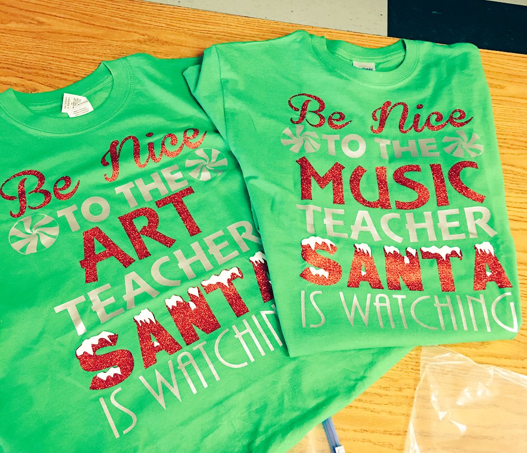 MrsQuinnART's tweet photo. Thank you @APMusicClass I love my Christmas gift. And... I love that we will match. #fineartsfun #alwayswatching https://t.co/MJsKpES0G5