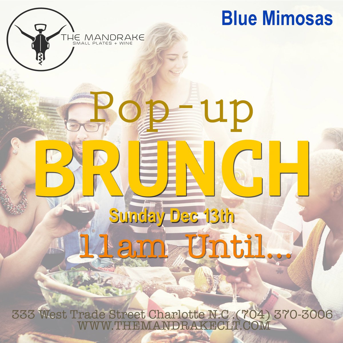 Join us for a Pre-Game celebration next Sunday Dec13th with a delicious Brunch Menu and great cocktails.