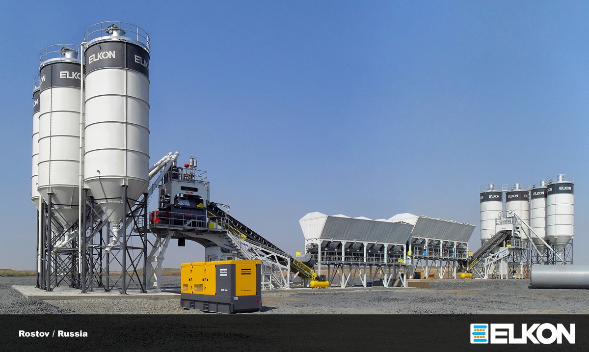 elkon_official's tweet photo. 2 sets of #Elkomix 135 #QuickMaster #Compact #Concrete #Batching #Plant for the Airport Project in Rostov https://t.co/GMLZ6cBkY2