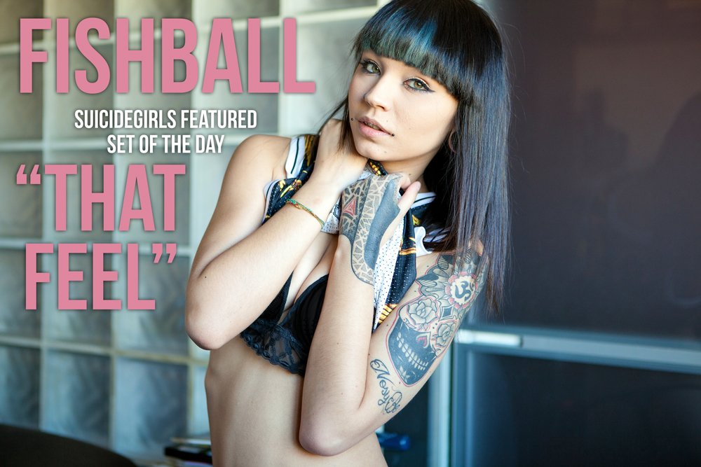 SuicideGirls on Twitter "Feel good with Fishball Suicide on the front