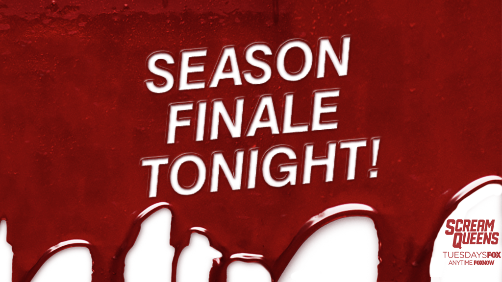 ScreamQueens's tweet photo. Scream, pledges! The two-hour season finale of #ScreamQueens is TONIGHT at 8/7c on FOX. https://t.co/qjOzzCjct5