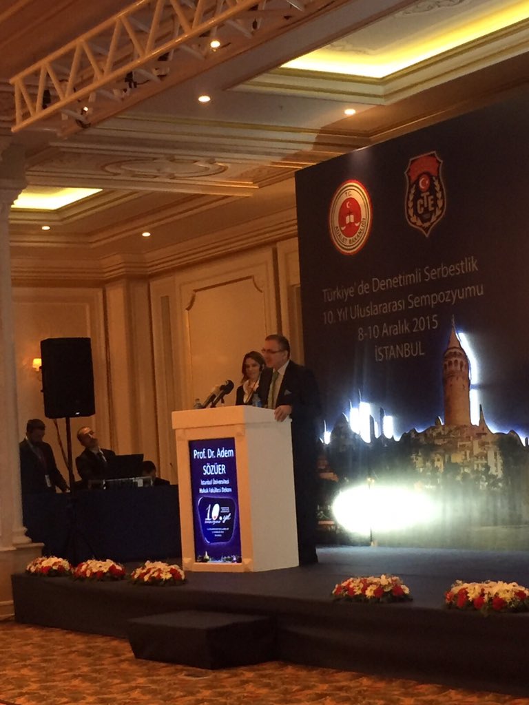 AdemSozuer's tweet photo. Kurulması  çok gecikmişti 2005 TürkCezaHukuku Reformuyla kuruldu
Denetimli Serbestlik 10.Yıl Uluslararası Sempozyumu https://t.co/ucXJDigx85