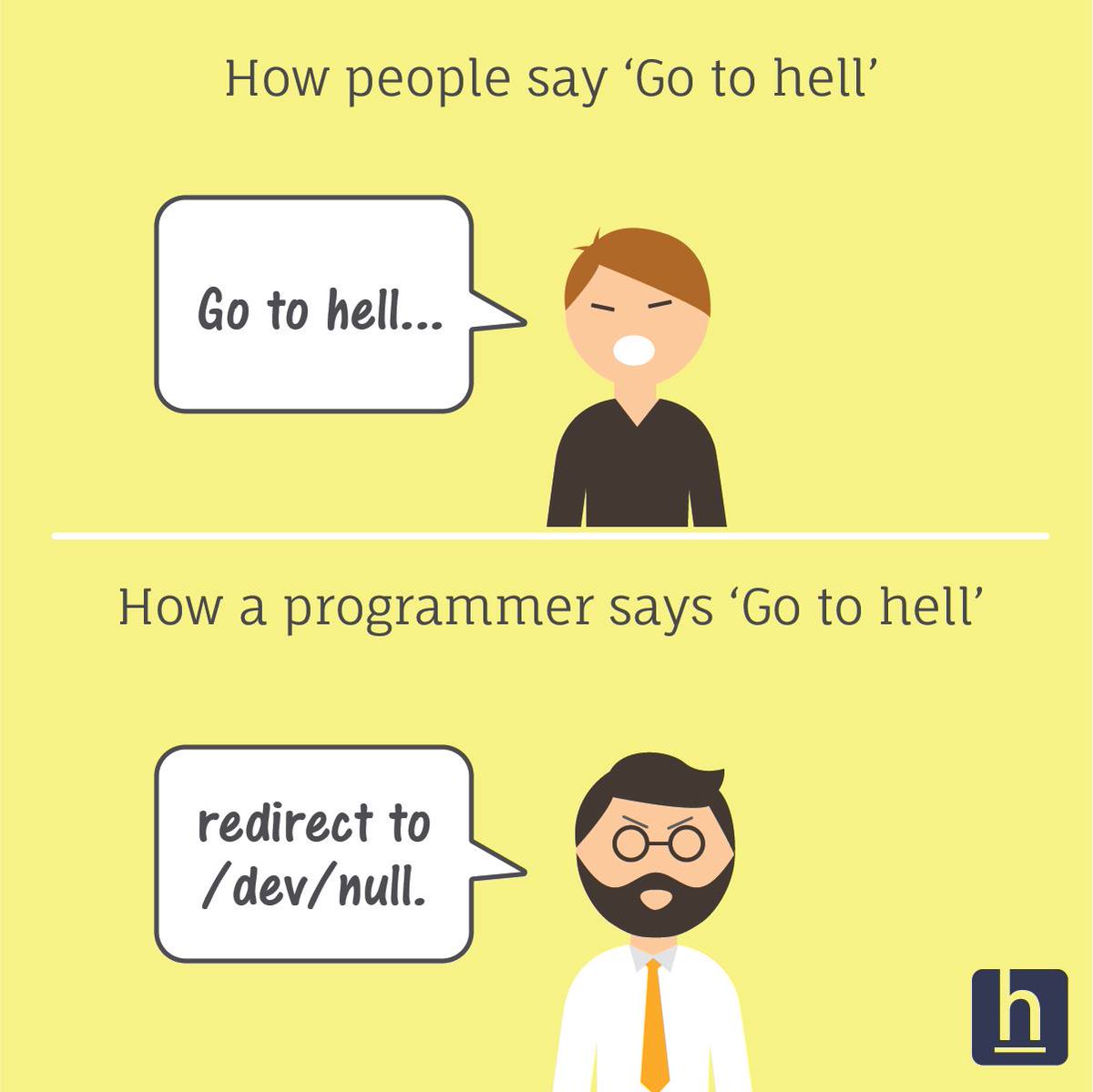 thecrazyprogrmr's tweet image. go to hell :D
#programmer #programming #humor #developer