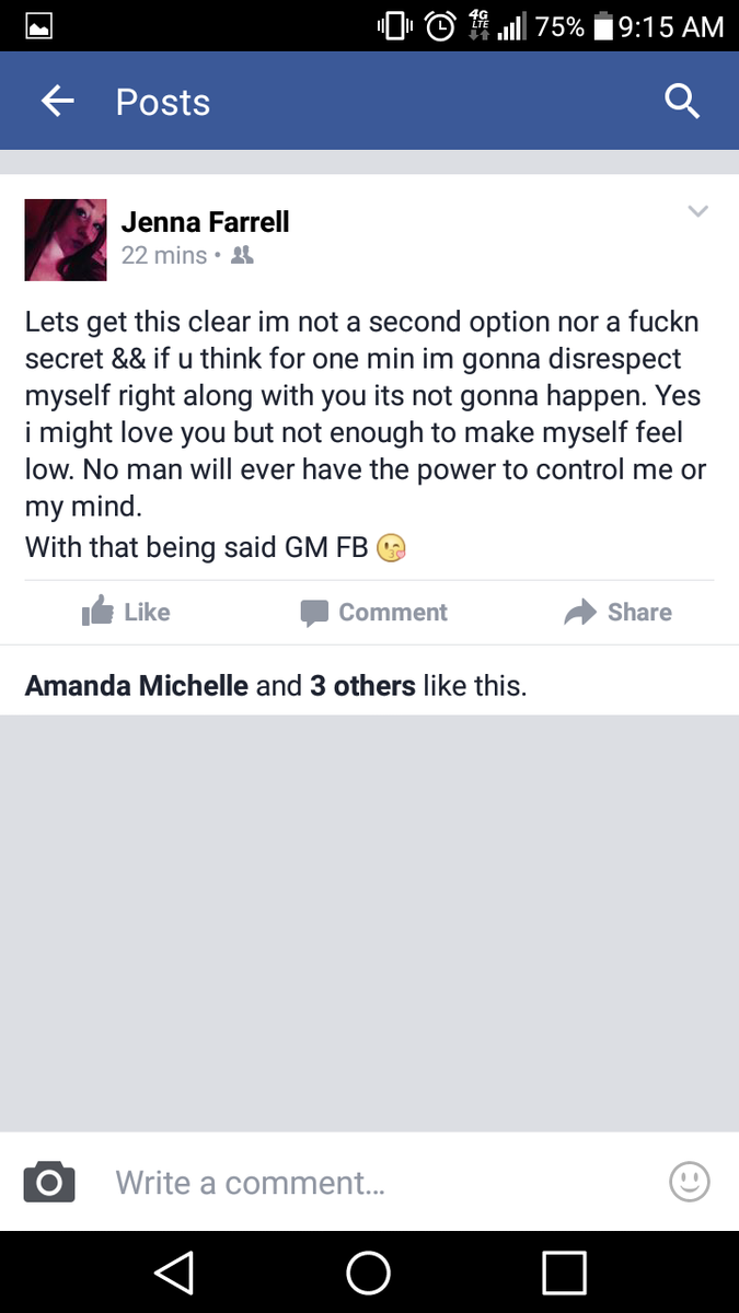 jennafarrell614's tweet photo. We gonna make this clear 💯 https://t.co/MIeEcvIW04