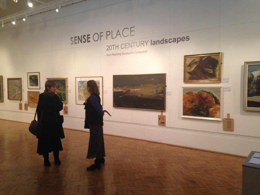 UniRdg_ArtCol's tweet photo. I visited @readingmuseum curators this morning to talk projects &amp; to see the Sense of Place exhibition @AltReading https://t.co/dR3kTJKyyC
