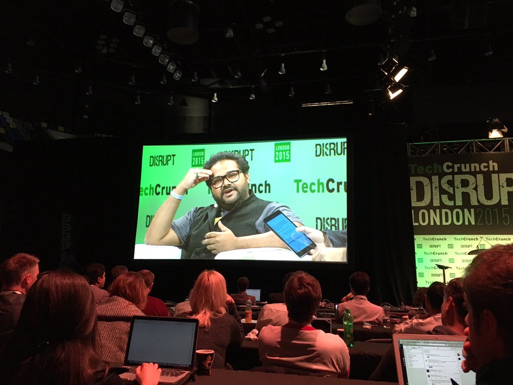 chadcribbins's tweet image. &quot;Technology isn&apos;t disruptive, business models are disruptive.&quot;-Ambarish (Blippar) nice demo from Mr. Mitra #MSalumni