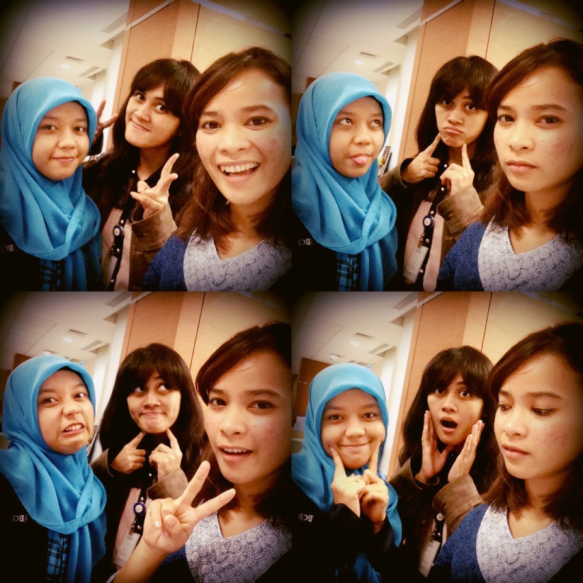 Jarang foto bareng ma c Alay