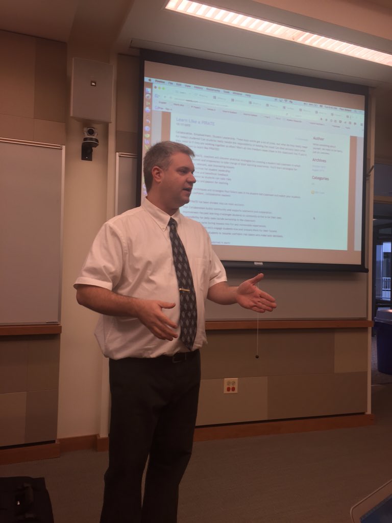 Jeff_Zoul's tweet photo. Learning Like a Pirate w/ @PaulSolarz this morning! #lccrc https://t.co/3AcDxTDzjG