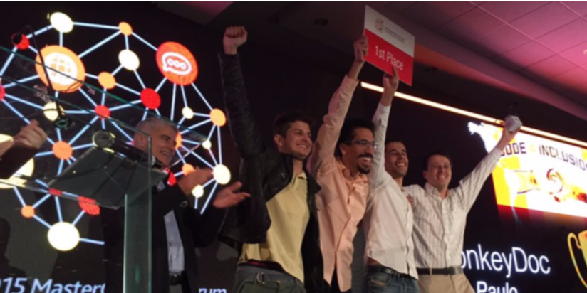 MastercardInfo's tweet photo. O grupo brasileiro Monkey Dots venceu o hackathon #code4inclusion em Miami! Veja: https://t.co/A8x9M2y0tL https://t.co/cSQKhjTT4F