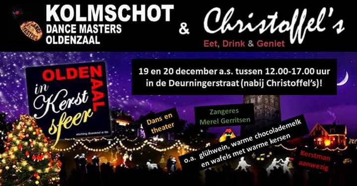 Kolmschot's tweet photo. Tijdens de kerstmarkt zijn we aanwezig in de Deurningerstraat met dans en theater. Met optreden van Merel Gerritsen. https://t.co/JJVm5q2NSI
