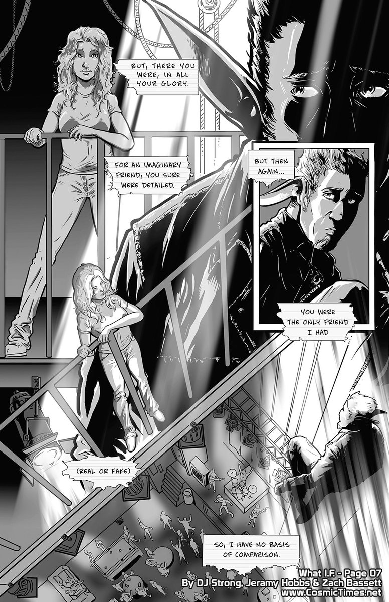 CosmicTimes's tweet photo. Today's #pageAday page is page 7 from What IF -  buy the book to find out what happens next. https://t.co/qzDf3HmX7U https://t.co/NiXsKlDXx5
