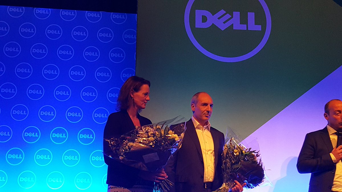 DustinGroup's tweet photo. Wij zijn zojuist door @DellLuistert bij de Dell Solutions Tour gefeliciteerd als Dell Emea Partner 2015 #DellSt15 https://t.co/sB31Ug5FcO