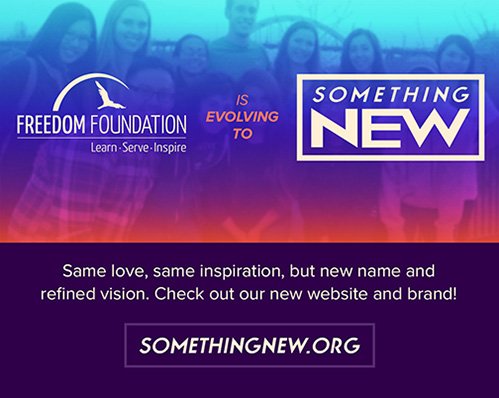 FreedomFoundorg's tweet photo. Ready for #SomethingNew? Keep up with us with our new Twitter! @SomethingNewOrg https://t.co/hvforkqJyM