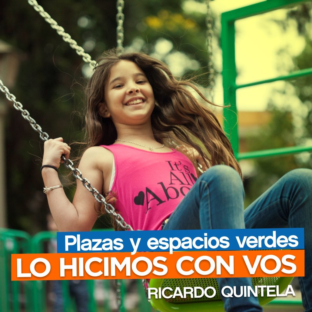 Recuperación espacios verdes para que disfrutemos en familia de nuestra #RiojaQuerida #LoHicimosConVos #RQ