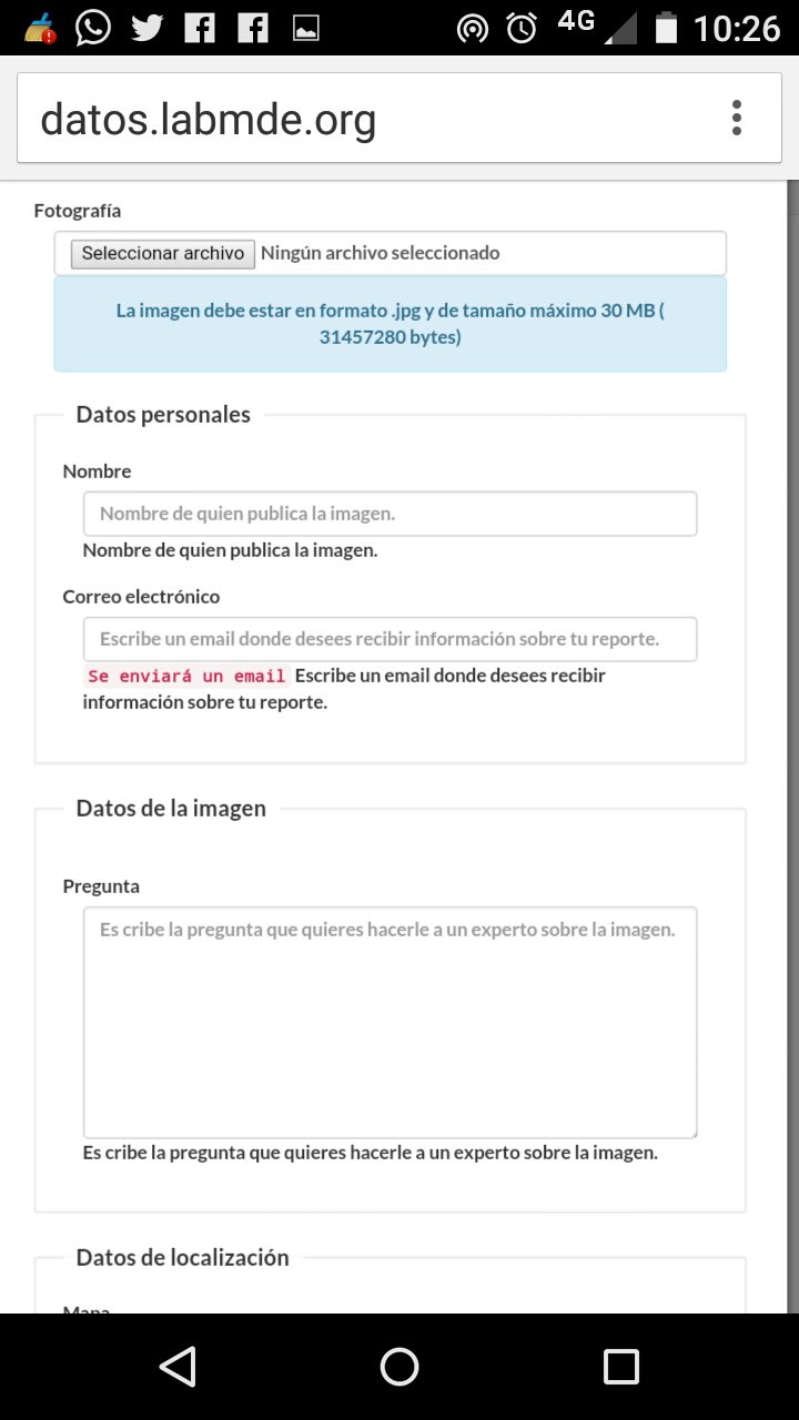 Formulario de captura