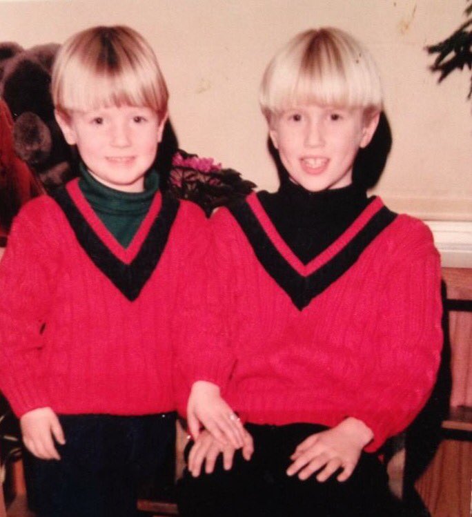 Happy Birthday to my bowl cut rockin little brother! Glad we've changed our hairstyles since then! Have fun bro! #22