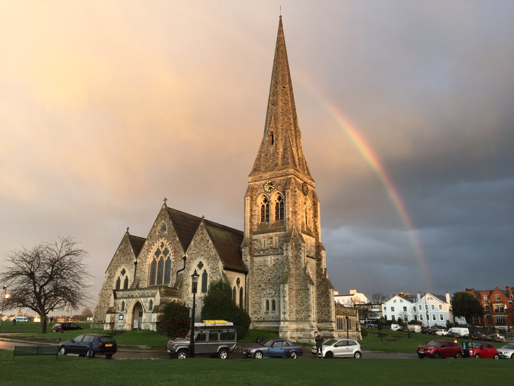 #blackheath #rainbow <a href="/ASBlackheath/">All Saints' Blackheath</a> looking fabulous right now