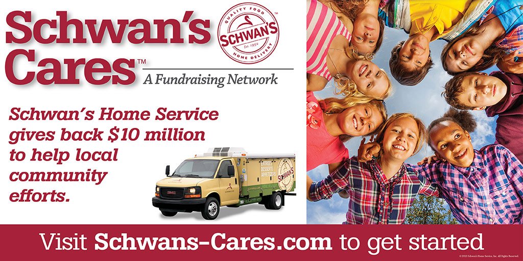 SchwansCompany's tweet photo. .@Schwans Home Service, Inc. has raised $10 million with the help of Schwan’s Cares. https://t.co/vjg9ihveCu https://t.co/ExNA7tM2ch