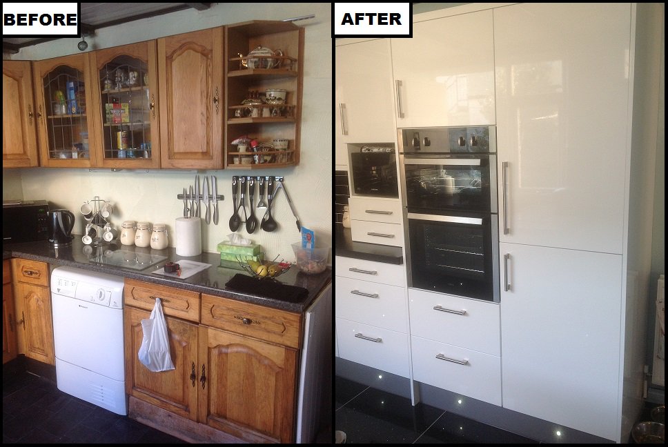 WFDreamDoors's tweet photo. Full new kitchen with @bacomponents High Gloss White doors and @bushboard Encore Black Sparkle worksurfaces https://t.co/gc2EEXbhHU