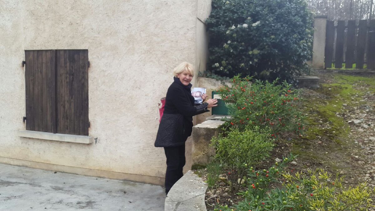 La campagne continue! Boitage à Sigoules.
