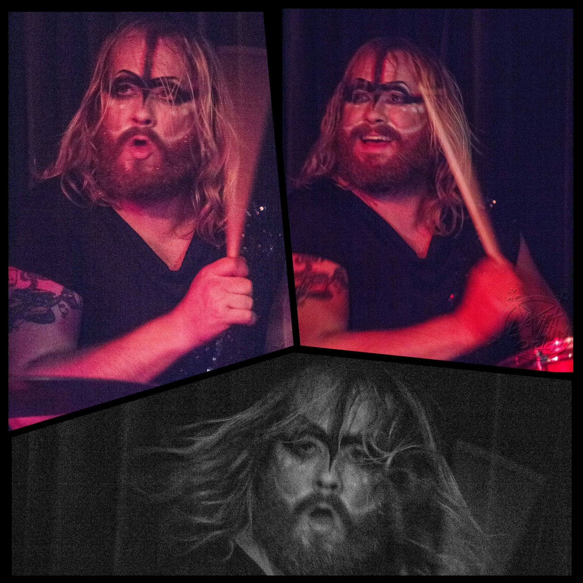 wileykoepp's tweet photo. New makeup design for this weekend's @chascamusic show at @HITWatx. Photos by @davetv. #makeupbynixnova #chasca https://t.co/4x2cNFZmmG