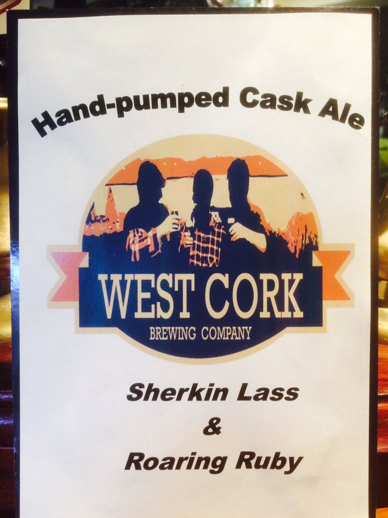 westcorkbrewco's tweet photo. #roaringruby #sherkinlass available on Cask at the moment in @CaseysHotel #realale #handpumped https://t.co/nkjI785Ujc