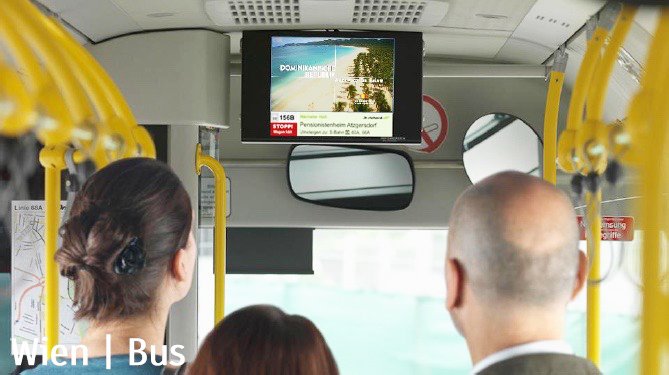 La publicidad mostrada en “infoscreen”, pantallas y paneles digitales, igualmente  impacta en  Alemania y Suiza.