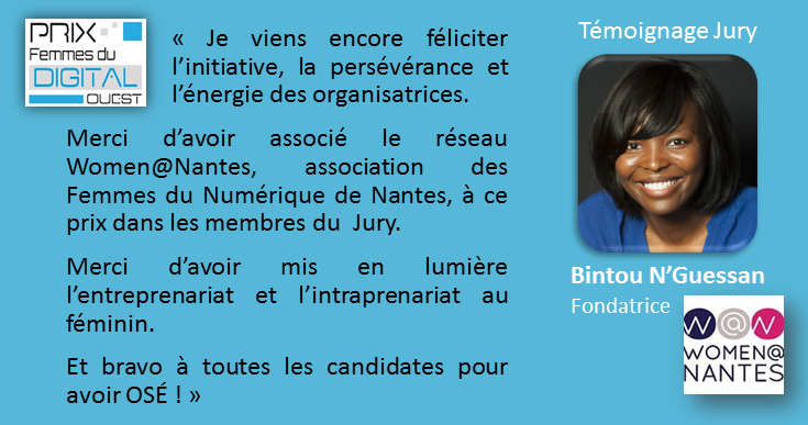 sfouille's tweet photo. ITW#9 @BintouNguessan Jury 2015 "Merci d'avoir associé les @WomenatNantes au Prix." #PFDO15 https://t.co/5vRscWwuY3 https://t.co/qNyVLgMiju