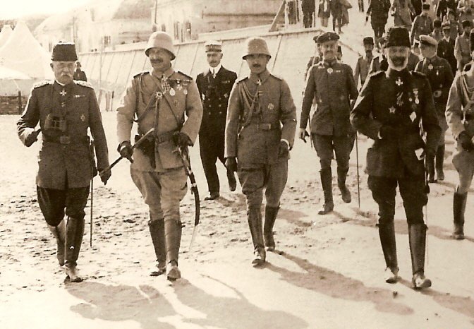 This is What Wilhelm II  and Enver Pasha Looked Like  in 1916 