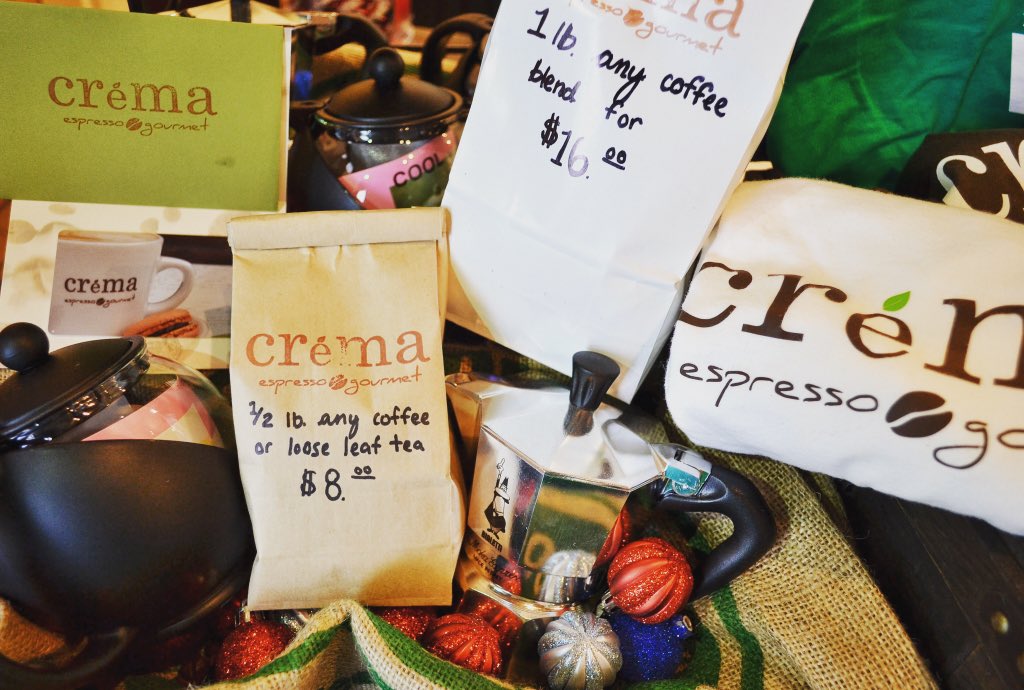 Give the gift of Crema this year, there's something for everyone!