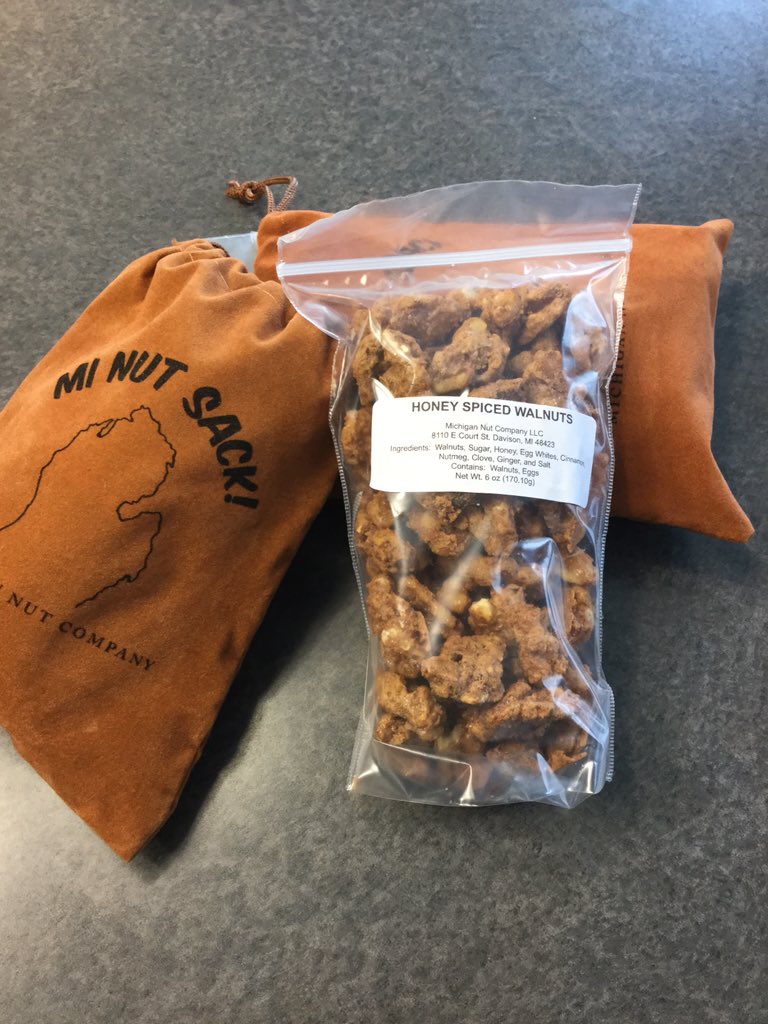 MInutcompany's tweet photo. How about a Banana Walnut Bread w/ Honey Spiced Walnuts. #michigannutcompany https://t.co/fp03zqqV7l