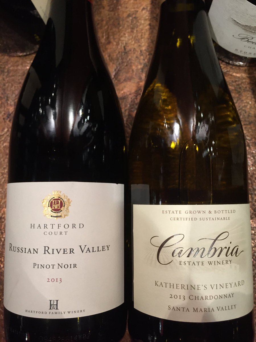 Pennwines's tweet photo. Tasting Cambria Chardonnay &amp; Hartford Court Russian River Valley Pinot Noir. Join us from 4-7! https://t.co/jSJXv4aIFf