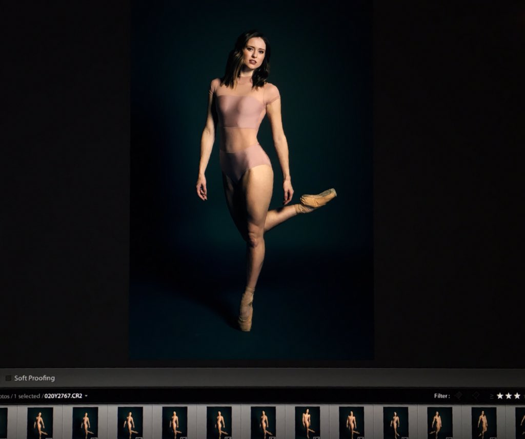 Shooting in studio today. The lovely Caitlin Mcavoy #balletphotography #ballet #pointe