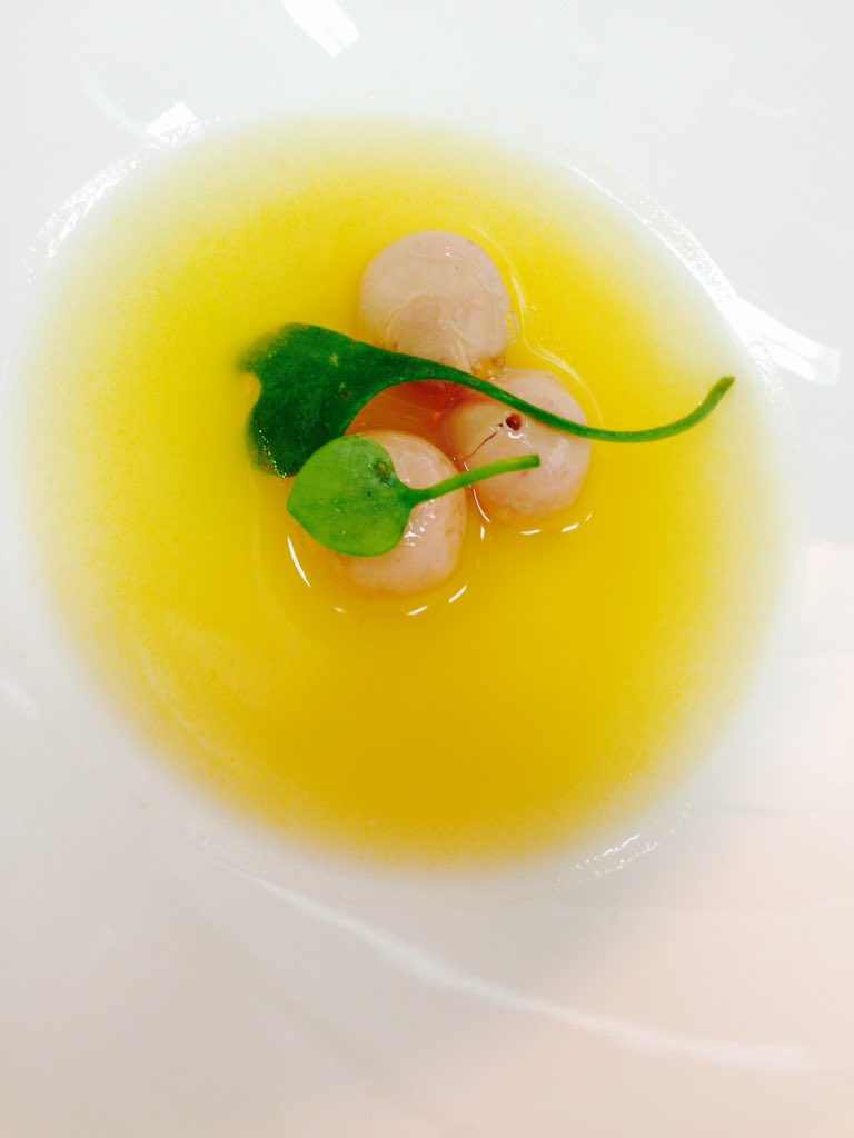 academieTwente's tweet photo. Amuse gaat mee van chef @Davyroord kippenlever paddenstoelen https://t.co/Od2lvukfDh