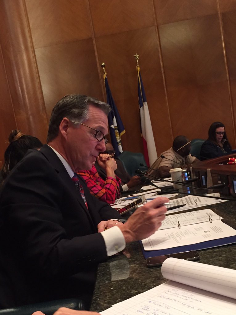 Today's my last mtg as chair of Fiscal Affairs. Thanks <a href="/AnniseParker/">Annise Parker</a> for the honor &amp; <a href="/DoweTX/">Kelly Dowe</a> &amp; team for your work.