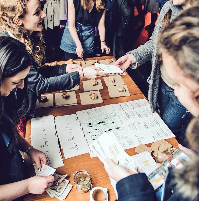 FactoryQuarter's tweet image. Great pics from @edrootmap launch at the #BiscuitFactory w/ @KraftyBrew beverages &amp;amp; tasty treats #EatLocal #RootMap