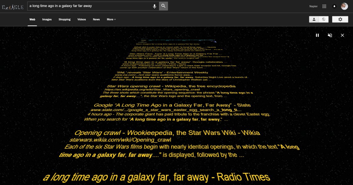 Google Search has a hidden Star Wars easter egg - bit.ly/1N7O3gP