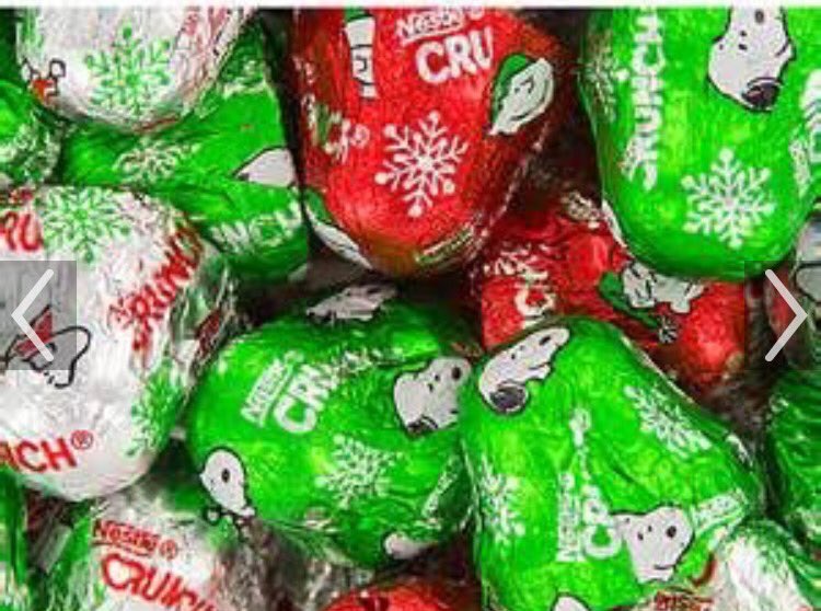 FirstieFarrell's tweet image. Day 2: my favorite holiday candies are the crunch jingles chocolates! #raypec #byodrp