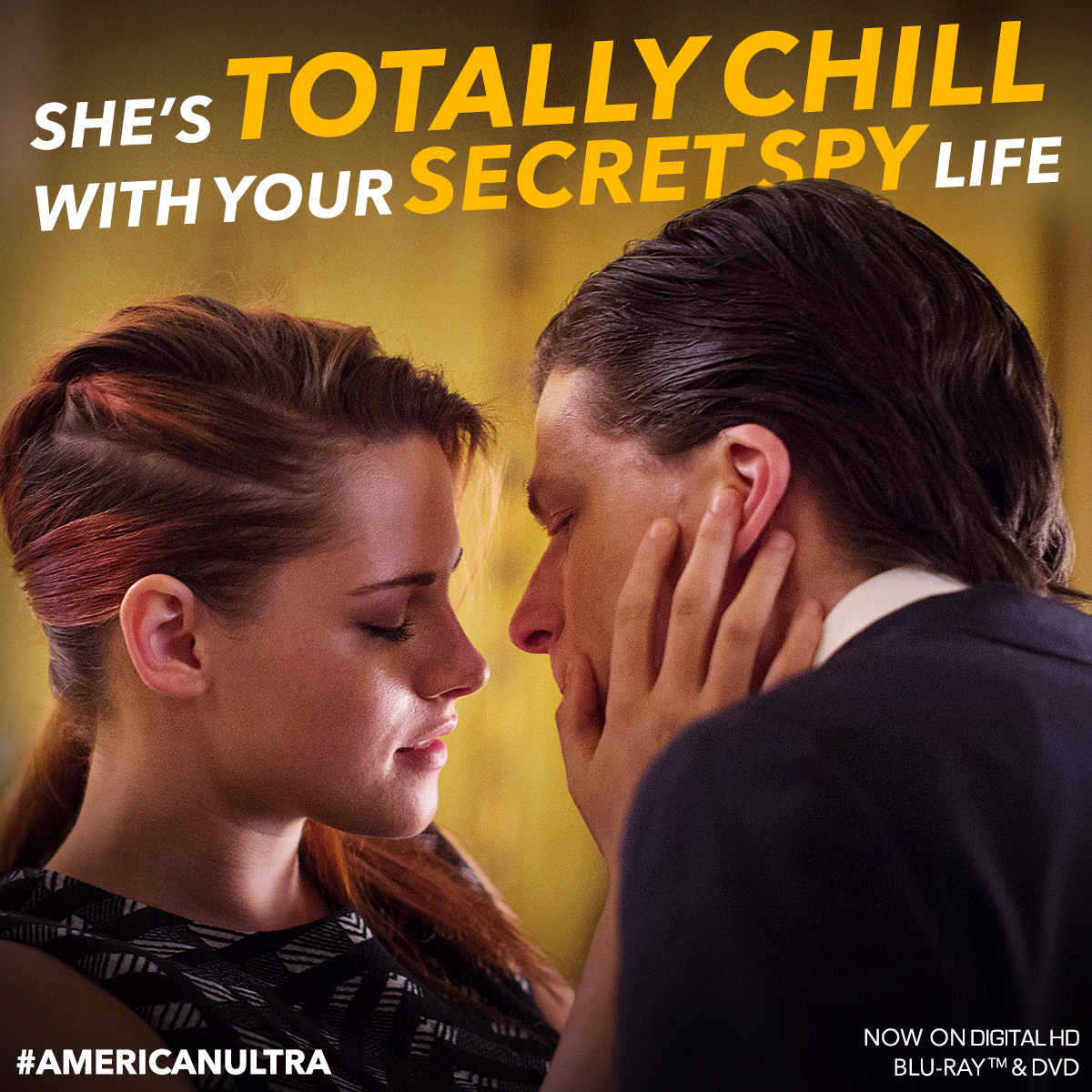 No trust issues here. Mike &amp; Phoebe are #RelationshipGoals in #AmericanUltra - Now on Blu-ray, DVD and Digital HD!