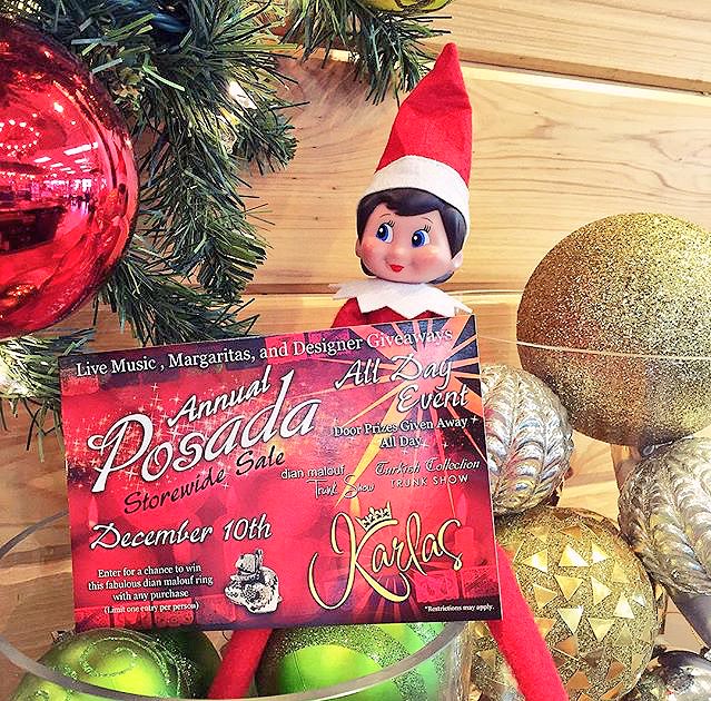 karlas_mcallen's tweet photo. Holly is ready for Posada this Thursday! Don't miss some great giveaways and exclusive Trunk Shows! #SipShopSave 🎄✨🎁 https://t.co/DmQETJH3fF