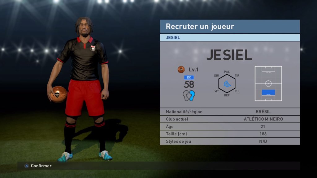 Première legende obtenue en la personne de Christian Karembeu (nom d'emprunt "Jesiel"). #myClub #PES2016