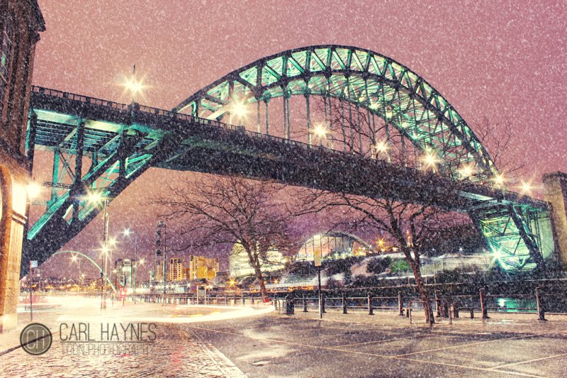 When it snows on the Quayside.